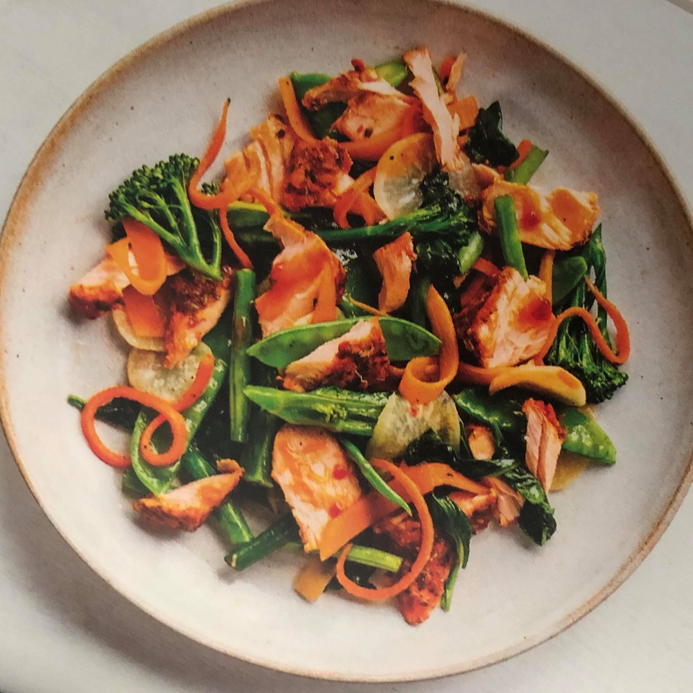 Salmon Stirfry
